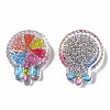 Transparent Resin Decoden Cabochons CRES-N034-13-2