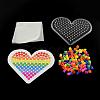 Heart DIY Melty Beads Fuse Beads Sets: Fuse Beads DIY-R040-33-1