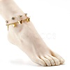 Natural Labradorite Beads Anklets Set for Girl Women AJEW-AN00450-02-7