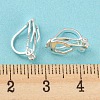 Brass Clip-on Earring Findings EC110-S-4