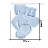 Pregnant Woman with Heart Picture Frame Food Grade Silicone Molds SIMO-PW0001-404-2