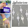 Nbeads 180Pcs 3 Style Resin Female Buckle Disposable Snap KY-NB0001-52-6