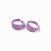 Spray Painted Alloy Cuff Rings RJEW-T011-06-RS-3