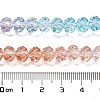 Transparent Painted Glass Beads Strands DGLA-A034-T8mm-A19-3