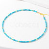 Simple Design Synthetic Turquoise Beaded Necklaces for Women JH7309-13-1