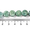 Electroplated Natural Druzy Agate Beads Strands G-M433-01K-4