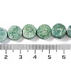 Electroplated Natural Druzy Agate Beads Strands G-M433-01K-4