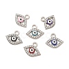 Alloy Rhinestone Enamel Pendants ENAM-M053-04P-1