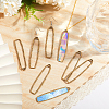 CHGCRAFT 20Pcs Alloy Open Back Bezel Big Pendants FIND-CA0008-87AB-5