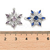 Brass Micro Pave Colorful Cubic Zirconia Pendants KK-C054-01P-3