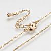 Brass Micro Pave Cubic Zirconia Pendant Necklaces NJEW-j051-10G-4