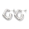 Non-Tarnish 304 Stainless Steel Stud Earrings EJEW-H013-24P-1