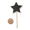 Star Boxwood Mini Chalkboard Signs WOOD-F010-07-2