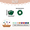  120Pcs 8 Colors Transparent Resin Beads RESI-TA0001-58-3