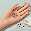 8400Pcs 24 Colors Handmade Polymer Clay Beads CLAY-YW0001-11A-4mm-5