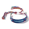 Polyester-cotton Braided Rhombus Pattern Cord Bracelet FIND-PW0013-001A-23-2