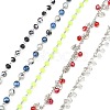 Handmade Glass & Porcelain & Glass Pearl & Non-Magnetic Hematite Beads Chains for Necklaces Bracelets Making AJEW-MSMC005-09-1