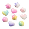 Gradient Color Opaque Resin Decoden Cabochons RESI-S04-02-1