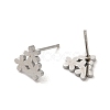 Non-Tarnish 304 Stainless Steel Stud Earrings EJEW-P244-01P-2