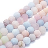 Natural Morganite Beads Strands G-E561-02-8mm-1