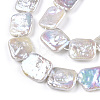 Baroque Natural Keshi Pearl Beads Strands PEAR-S020-K08-3