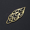 201 Stainless Steel Big Filigree Pendants STAS-T049-T698-2-2