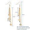 Tassel Dangle Earrings EJEW-JE04024-3