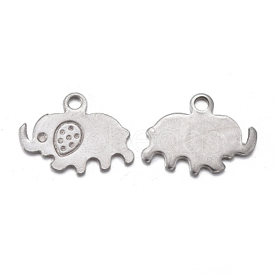 Non-Tarnish 201 Stainless Steel Charms STAS-F255-041P-1