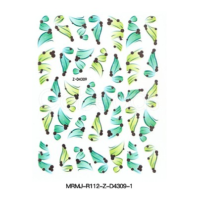 Nail Decals Stickers MRMJ-R112-Z-D4309-1-1