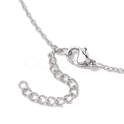 Non-Tarnish 201 Stainless Steel Pendants Necklace NJEW-JN04864-1