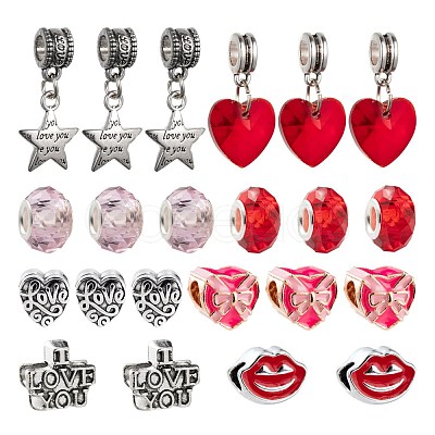 DIY Valentine's Day Themed Jewelry Making Kits DIY-LS0001-86-1