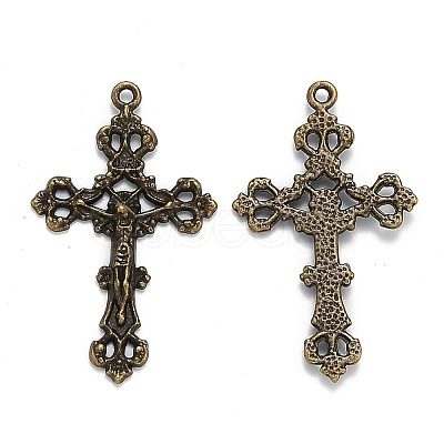 Tibetan Style Alloy Pendants TIBEP-MSMC017-M-1