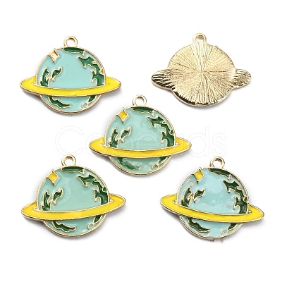 Alloy Enamel Pendants ENAM-CJC0006-61D-1