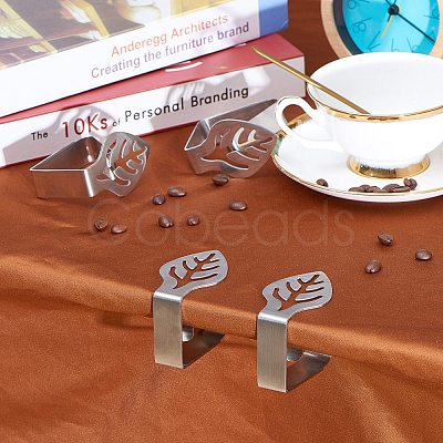 Stainless Steel Tablecloth Clips TOOL-WH0119-09-1