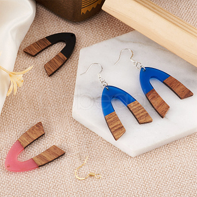 Biyun DIY V-shape Dangle Earrings Making Kit DIY-BY0001-42-1