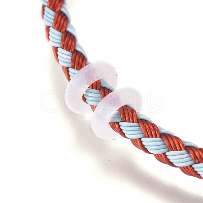 Braided Stainless Steel Wire European Style Bracelets Making AJEW-D047-02B-G-1