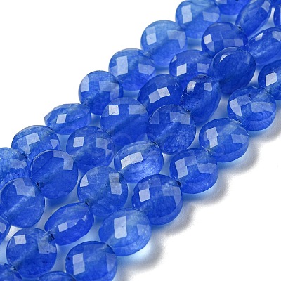 Natural Blue Agate Beads Strands G-NH0015-A01-01-1