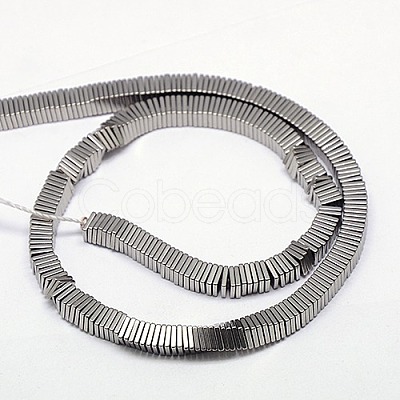 Electroplate Non-magnetic Synthetic Hematite Heishi Beads Strands G-J171A-2x2mm-02-1