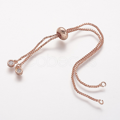 DanLingJewelry Rack Plating Eco-Friendly Brass Chain Bracelet Making KK-DL0001-03-RS-1