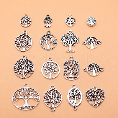 16Pcs Tibetan Style Alloy Pendants PW-WGAEA20-01-1