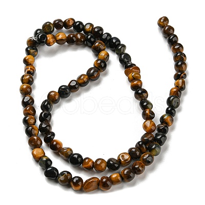 Natural Tiger Eye Bead Strands G-F465-61-1