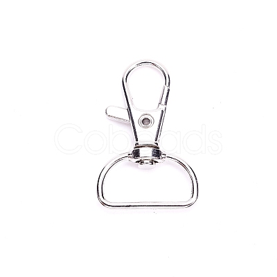 Zinc Alloy Swivel Lobster Claw Clasps PALLOY-YW0001-02PA-1