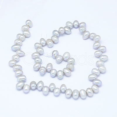 Natural Cultured Freshwater Pearl Beads Strands PEAR-G004-01A-1