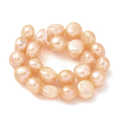 Natural Cultured Freshwater Pearl Beads Strands PEAR-A006-09C-1