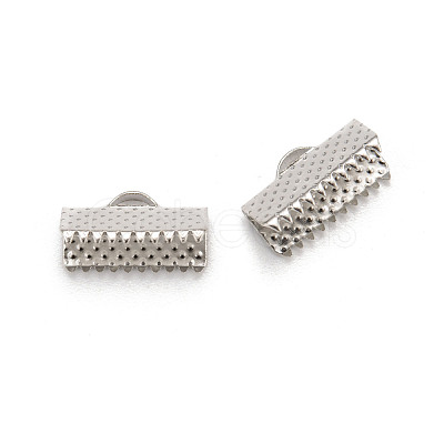 Iron Ribbon Crimp Ends X-E005Y-1