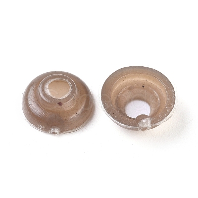 Craft Plastic Doll Eyes Buttoned Back DIY-TAC0005-05-8mm-1