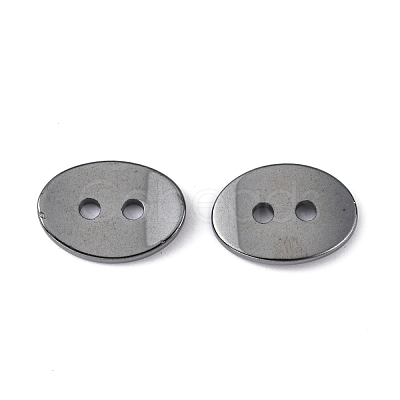 Non-Magnetic Hematite Buttons G-S075-2-1