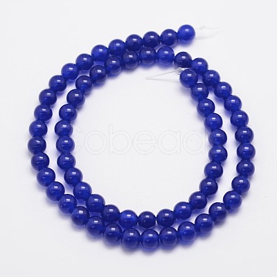 Natural & Dyed Malaysia Jade Bead Strands X-G-A146-6mm-A22-1