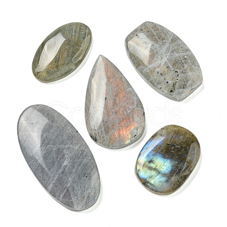 Natural Labradorite Cabochons G-Q191-03-1