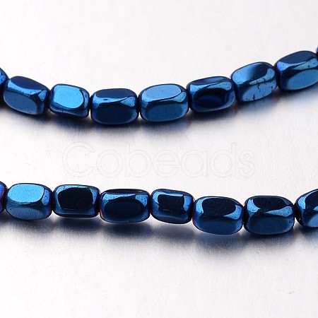Electroplate Non-magnetic Synthetic Hematite Bead Strands G-F300-40B-05-1